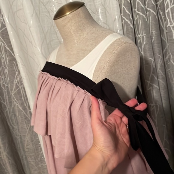 ✨ Isa Arfen Mali Baby Mini Dress – Linen Designer Statement - Picture 8 of 16